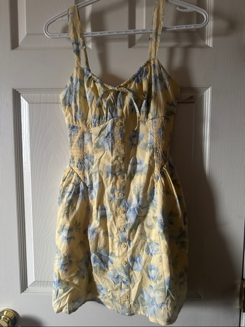Hollister Sofia Button Front Mini Dress